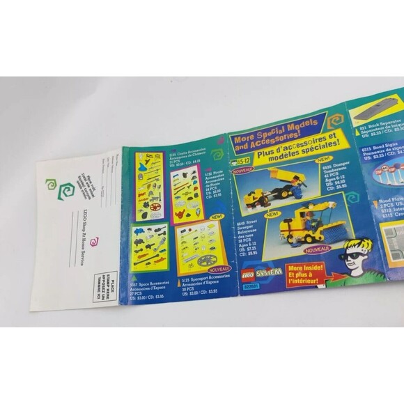 Vintage 1995 Or 1996 LEGO System 822681 Catalog Advertisement 90s Lego Nostalgia - Picture 4 of 6